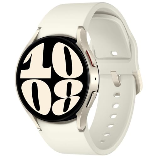 SAMSUNG Galaxy Watch 6 (40mm, WiFi + 4G LTE) 1.3' Super AMOLED Smartwatch GPS Bluetooth, Fully Unlocked w/Sleep Coaching, Water Resistant, BP Monitor R935U (w/Fast Charger Cube, Gold) (Renewed)