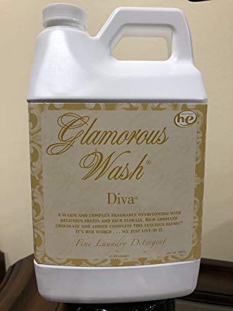 DIVA Glamorous Wash 64 oz Half Gallon Fine Laundry Detergent by Tyler Candles (64 oz diva)