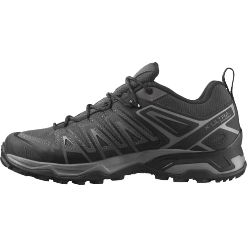 Salomon Men's X ULTRA PIONEER CLIMASALOMON WATERPROOF Hiking Shoes for Men, Phantom / Black / Quiet Shade, 10