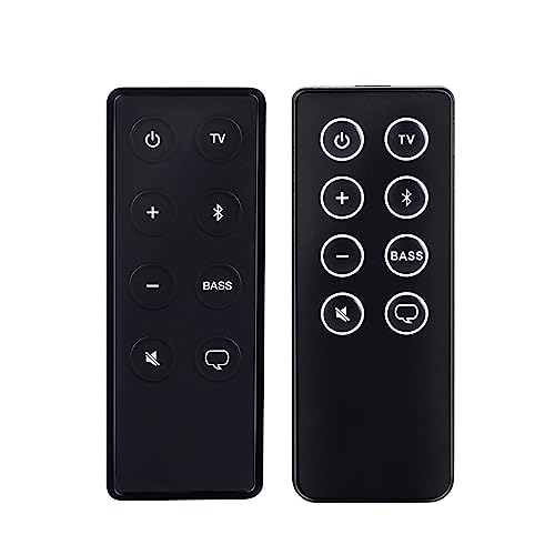 CHUNGHOP Bluetooth Remote Control Compatible with Bose Solo 5 10 15 Series ii TV Sound System 732522-1110 418775 TV Soundbar System, for Bose Solo Series II TV Speaker Remote (with Battery)