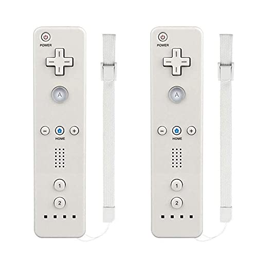 MOLICUI Wii Remote Controller, Wii Game Wireless Controller for Nintendo Wii/Wii U Console,2 Packs,White
