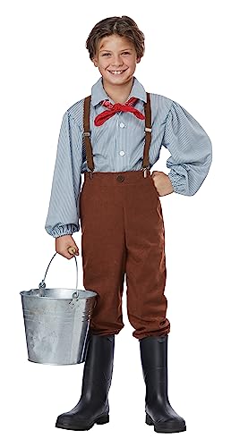 Pioneer Boy Costume for Boys Medium