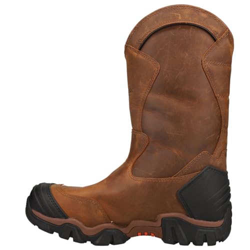 Chippewa Men's Cross Terrain Waterproof Western Work Boot Nano Composite Toe Brown 10.5 D