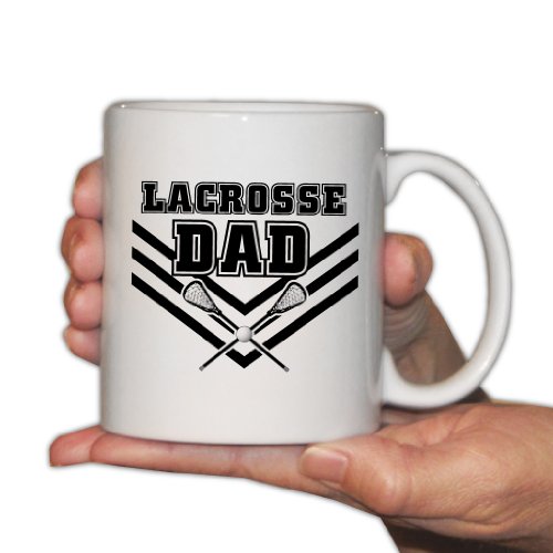 VictoryStore 15oz Large Coffee Mug - Dad Coffee Mug (Lacrosse Dad Mug)
