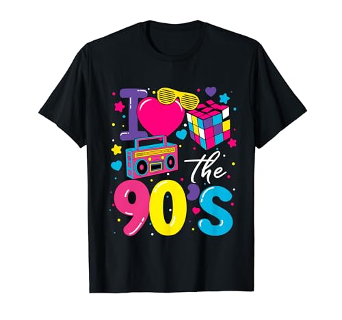 I Love The 90's Retro 90s Costume Party Funny Gift T-Shirt