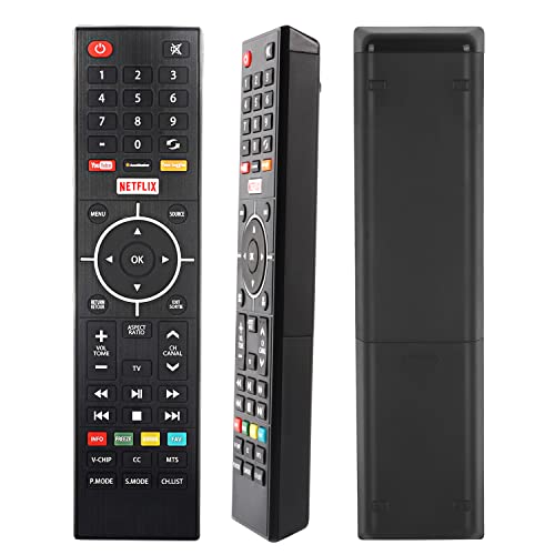 New Remote Control for Westinghouse Element WE50UB4417 WE55UB4417 WD40FB2530 ELSW3917BF E4SFT5017 E4STA5017 ELSJ5017 LED Smart UHD 4K TV with YouTube Netflix AccuWeather Toon Goggles Keys