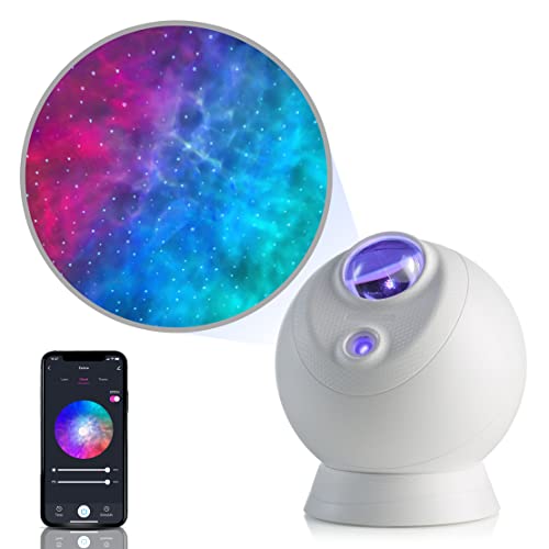 BlissLights Sky Lite Evolve - Star Projector, Galaxy Projector, LED Nebula Lighting, WiFi App, for Meditation, Relaxation, Gaming Room, Home Theater, and Bedroom Night Light Gift (Blue Stars)