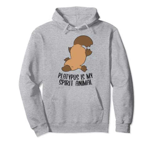 Platypus Is My Spirit Animal Cute Platypus Pullover Hoodie