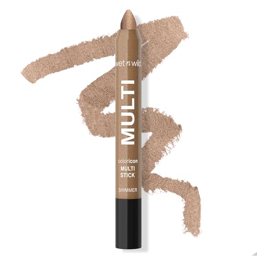 wet n wild Color Icon Cream Eyeshadow Multi-Stick, Moisturizing, Nourishing Velvety Cream-to-Powder Buildable & Blendable Formula, Cruelty-Free & Vegan - Champagne Room