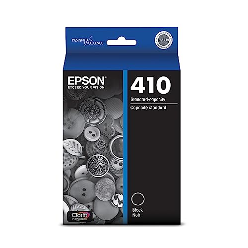 EPSON 410 Claria Premium Ink Standard Capacity (T410020-S) Works with Expression Premium XP-530, XP-630, XP-640, XP-7100, XP-830