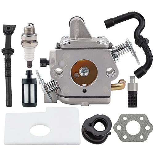 Hipa MS170 MS180 Carburetor for Sthil 017 018 MS 170 MS 180 Chainsaw Parts Replaces C1Q-S57 C1Q-S57A C1Q-S57B 1130-120-0603 & 1130 124 0800