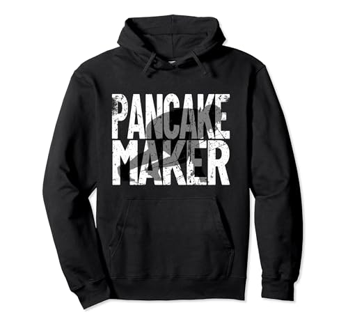 Vintage Football Player Meme Lineman Pancake Maker Pullover Hoodie