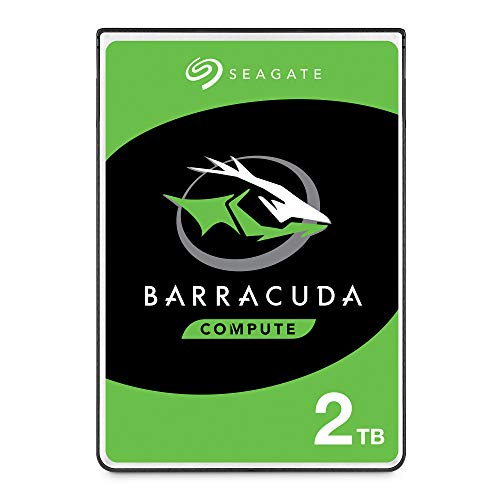 Seagate BarraCuda 2TB Internal Hard Drive HDD – 2.5 Inch SATA 6Gb/s 5400 RPM 128MB Cache for Computer Desktop PC – Frustration Free Packaging (ST2000LM015)