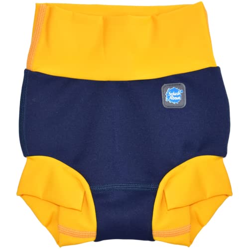 Splash About Happy Nappy, Navy & Yellow, 3-6 Months