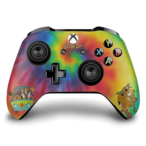 Head Case Designs Officially Licensed Scooby-Doo Tie Dye Graphics Vinyl Sticker Gaming Skin Decal Cover Compatible with Xbox One S/X Controller