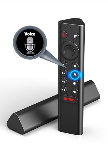 Replacement for Nvidia Shield Remote Control with Voice Search, Backlit Buttons, Customizable Menu Buttons (NO Battery)