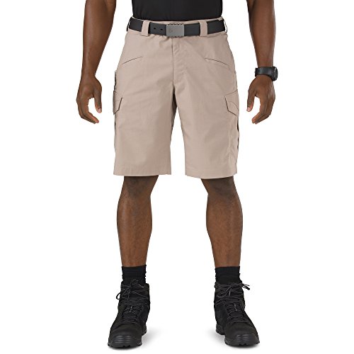 5.11 Tactical Men's Stryke 11-Inch Inseam Military Shorts, Flex-Tac Ripstop Fabric, Style 73327 Khaki, 38