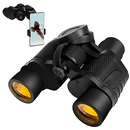 12x42 Binoculars for Adults High Powered, Compact Binoculars for Bird Watching with Coordinate & Compass, Waterproof Kids Binoculars for Hunting, Traveling, Sightseeing, Concert, Theater, Opera