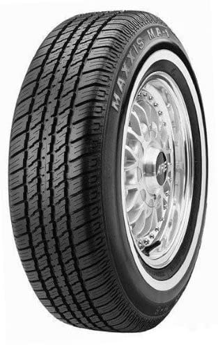 P185/80R13 Maxxis MA-1 90S WW White Wall Tire