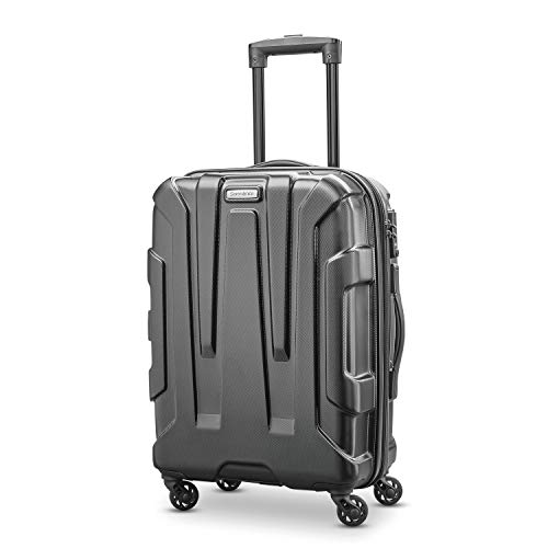 Samsonite Centric Hardside Expandable Luggage with Spinner Wheels, Black, Carry-On 20-Inch