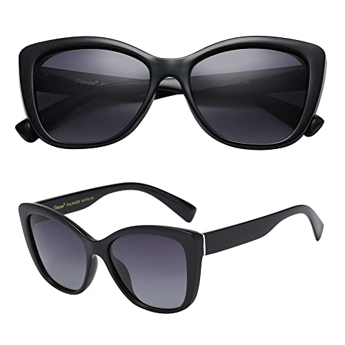 PolarSpex Cat Eye Sunglasses for Women - Trendy & Polarized Oversized Womens Sunglasses - Fashionable Shades for Women