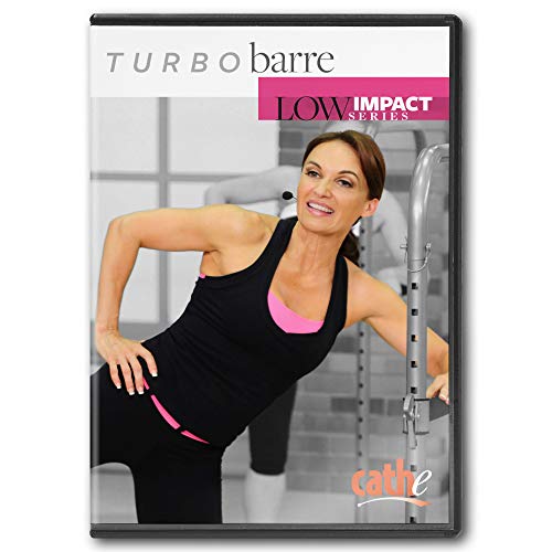 Cathe Friedrich's Low Impact Turbo Barre Exercise DVD - Combines Elements of Pilates, Yoga, and Ballet, With Some light Cardio - Devolp and Sculpt Strong Lean Legs