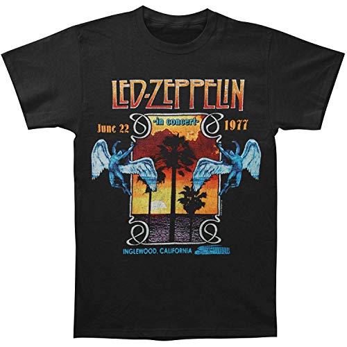 Led Zeppelin Men's Inglewood Slim Fit T-Shirt X-Large Black