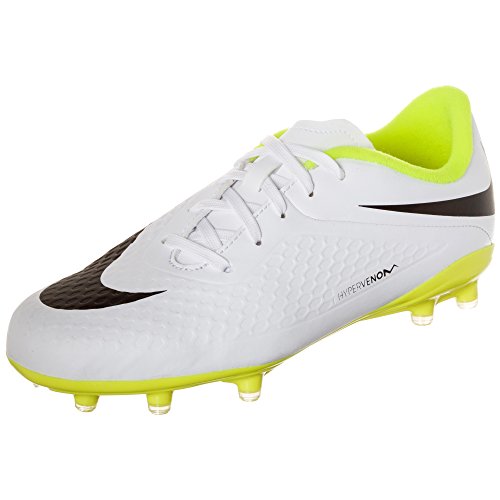 Nike JR Hypervenom Phelon FG Soccer Shoes (Numeric_1_Point_5) White