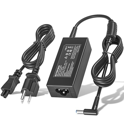 45W 19.5V 2.31A Laptop Power Adapter Charger for HP 741727-001 721092-001 719309-001 HSTNN-DA40 ADP-45WD B, Pavilion TouchSmart 11 13 15 Series Notebook Stream 14 13 11 Envy X360 Blue Tip Cord