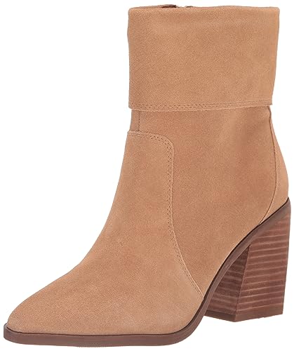 Blondo Women's Sinner Waterproof Ankle Boot, Tortilla Suede, 8.5