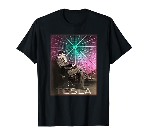 Nikola Tesla's AC Electricity Inspiring Science T-Shirts