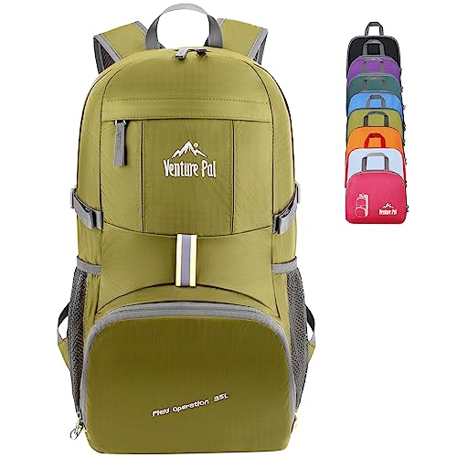 Venture Pal 35L Ultralight Lightweight Packable Foldable Travel Camping Hiking Outdoor Sports Backpack Daypack