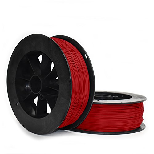 NinjaTek 3DNF03117520 NinjaTek NinjaFlex TPU Filament, 1.75mm, TPE, 2kg Fire (Red) (Pack of 1)