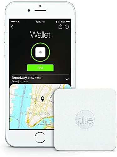 Tile Slim - Phone Finder, Wallet Finder, Laptop Finder, Skateboards - Non Retail Packaging - 1 Pack