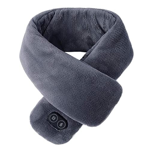 Heated Scarf, Heated Neck Scarf, USB Rechargeable Electric Scarf, Winter Warm Heating Neck Wrap for Men Women