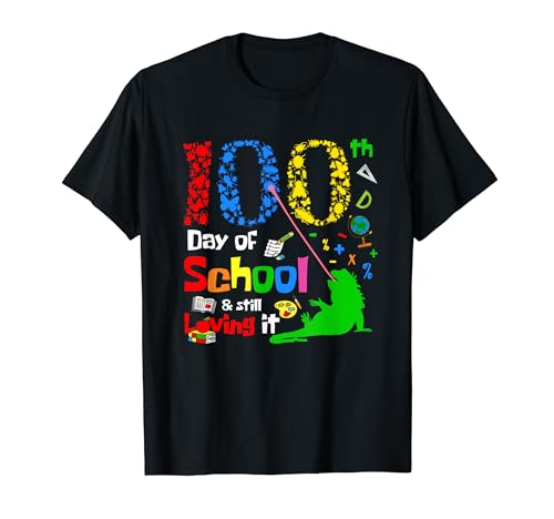 Kid Insects Bugs Reptile Lizard Chameleons 100 Day Of School T-Shirt