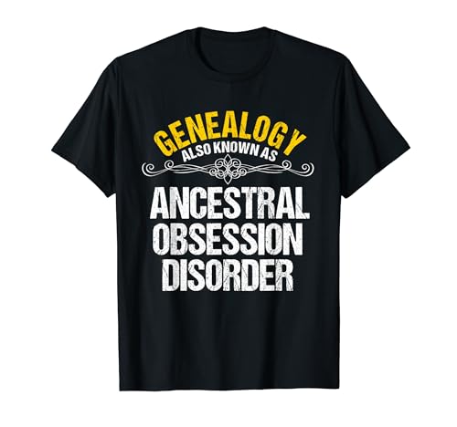 Genealogist Family Researcher History Tree Lineage Genealogy T-Shirt