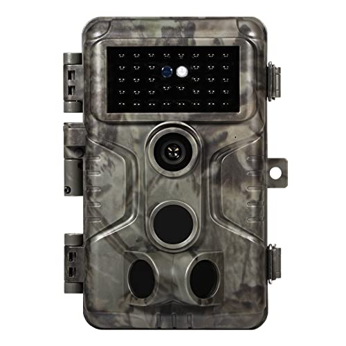 GardePro A3 Trail Camera 32MP 1080p H.264 HD Video Clear 100ft No Glow Infrared Night Vision 0.1s Trigger Speed Motion Activated Waterproof Cam for Wildlife Deer Game Trail