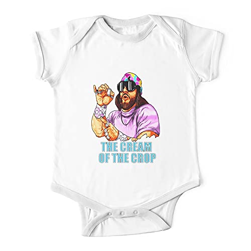 Macho Man Savage Cream Of The Crop Full Color Baby Onesie Outfit Bodysuits One-piece