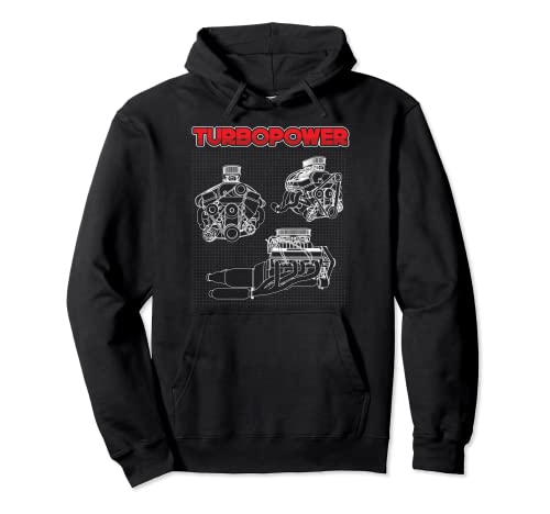 Turbopower Power Turbo Motors Car Mechanic PS Tuning Gift Pullover Hoodie