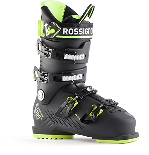 Rossignol Hi-Speed 100 Hv Boots, Color: Black Yellow, Size: 285 (RBL2130-285)