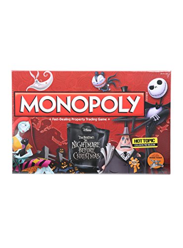 Tim Burton's The Nightmare Before Christmas Monopoly Hot Topic Exclusive Pre-Release