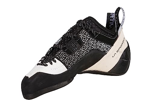 La Sportiva Womens Katana Lace Rock Climbing Shoes, White/Black, 6