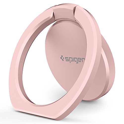 Spigen Style Ring 360 Cell Phone Ring/Phone Grip/Stand/Holder for All Phones and Tablets Compatible with Magnetic Car Mount - Rose Gold