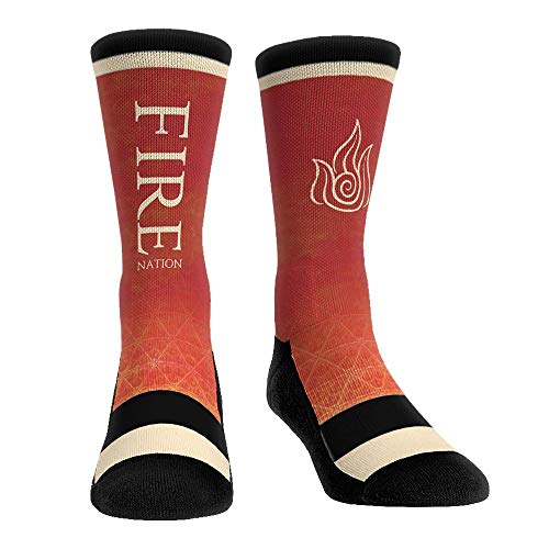 Avatar: The Last Airbender Nickelodeon Socks (L-XL, Fire Nation Jersey)