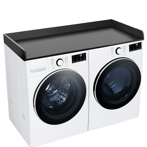 Royxen Washer and Dryer Countertop Wood Laundry Countertop Universal Fit, Black