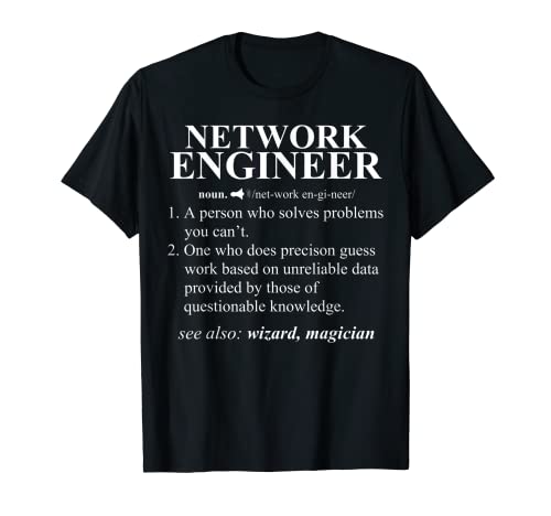 Network Engineer Funny Dictionary Noun Definition T-Shirt