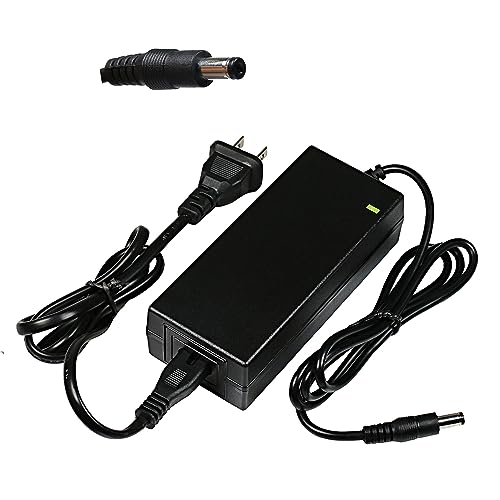 Jucuwe 42V 2A DC Male Power Adapter for 36V Electric Bike Lithium Battery Charger,Escooter Ebike Battery Charger Connector Diameter 5.5mm, 2.1mm