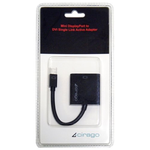Cirago Video Cable - DisplayPort/DVI for TV, Monitor, Projector - 4 - 1 x Mini DisplayPort Male Digital Audio/Video - 1 x DVI-D (Single-Link) Female Digital Video