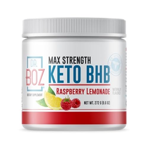 Dr. Boz Raspberry Lemonade [272g] Keto BHB Powder - Exogenous Ketones Supplement - Best Keto Supplement for Weight Loss - Keto Shake
